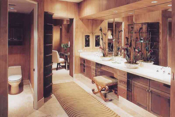 интерьер современный ванной комнаты