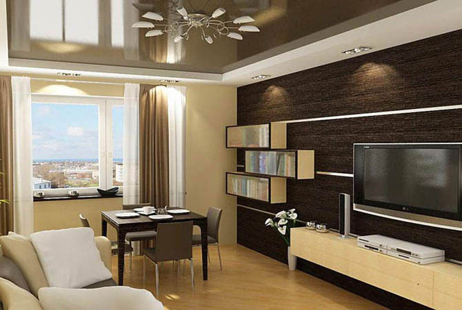 дизайн квартир с высокими потолками